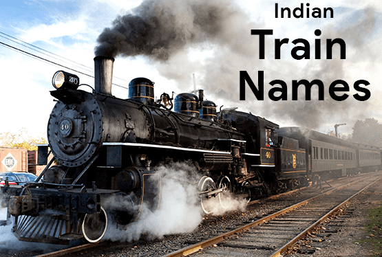 Indian train names