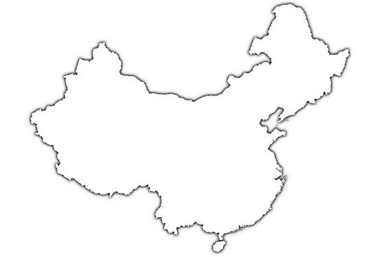 China Outline Map