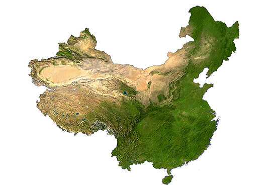 China Satellite Map