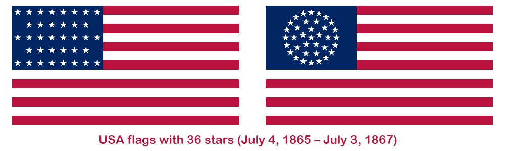 36-star USA flag