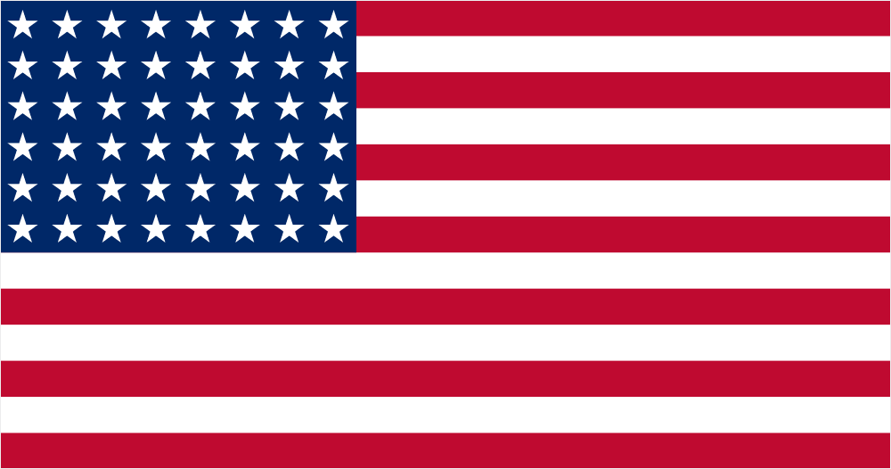 48-star USA flag