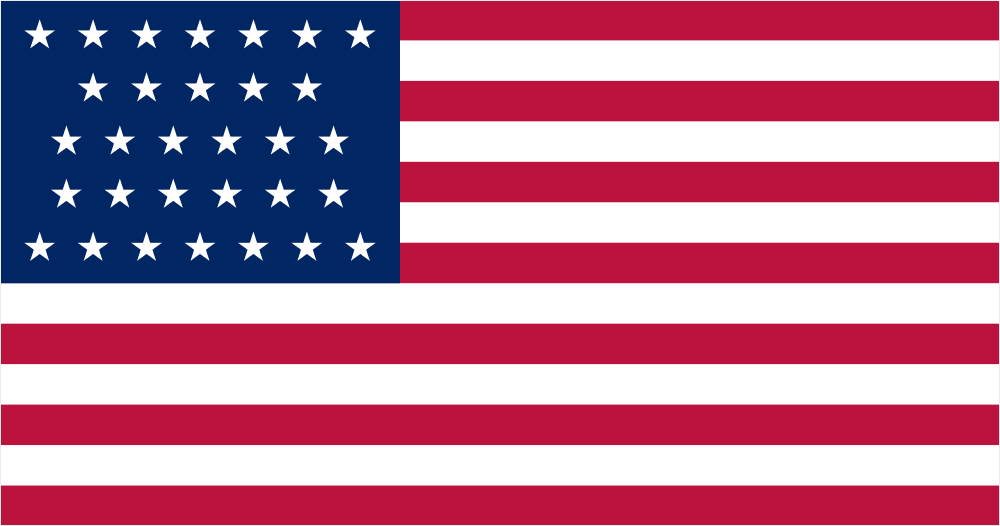 31-star USA flag