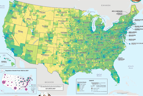 USA Census 2020 Map