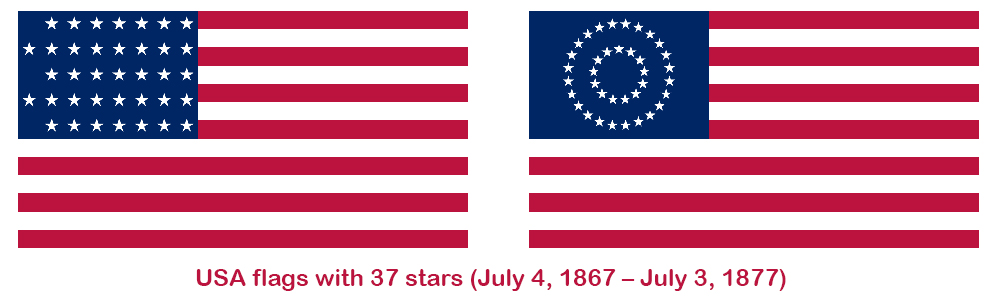 37-star USA flag