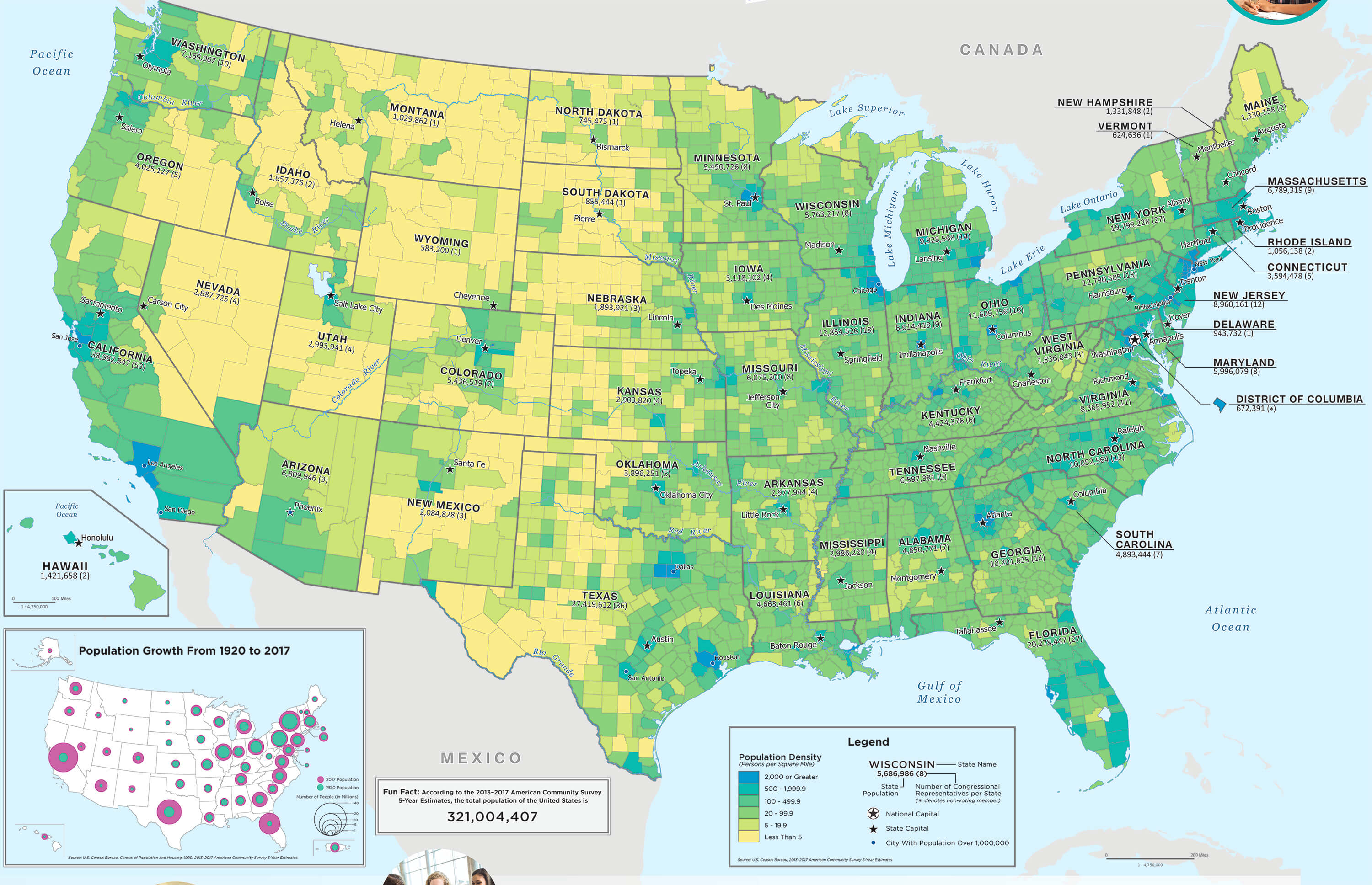 USA Census 2020 Map