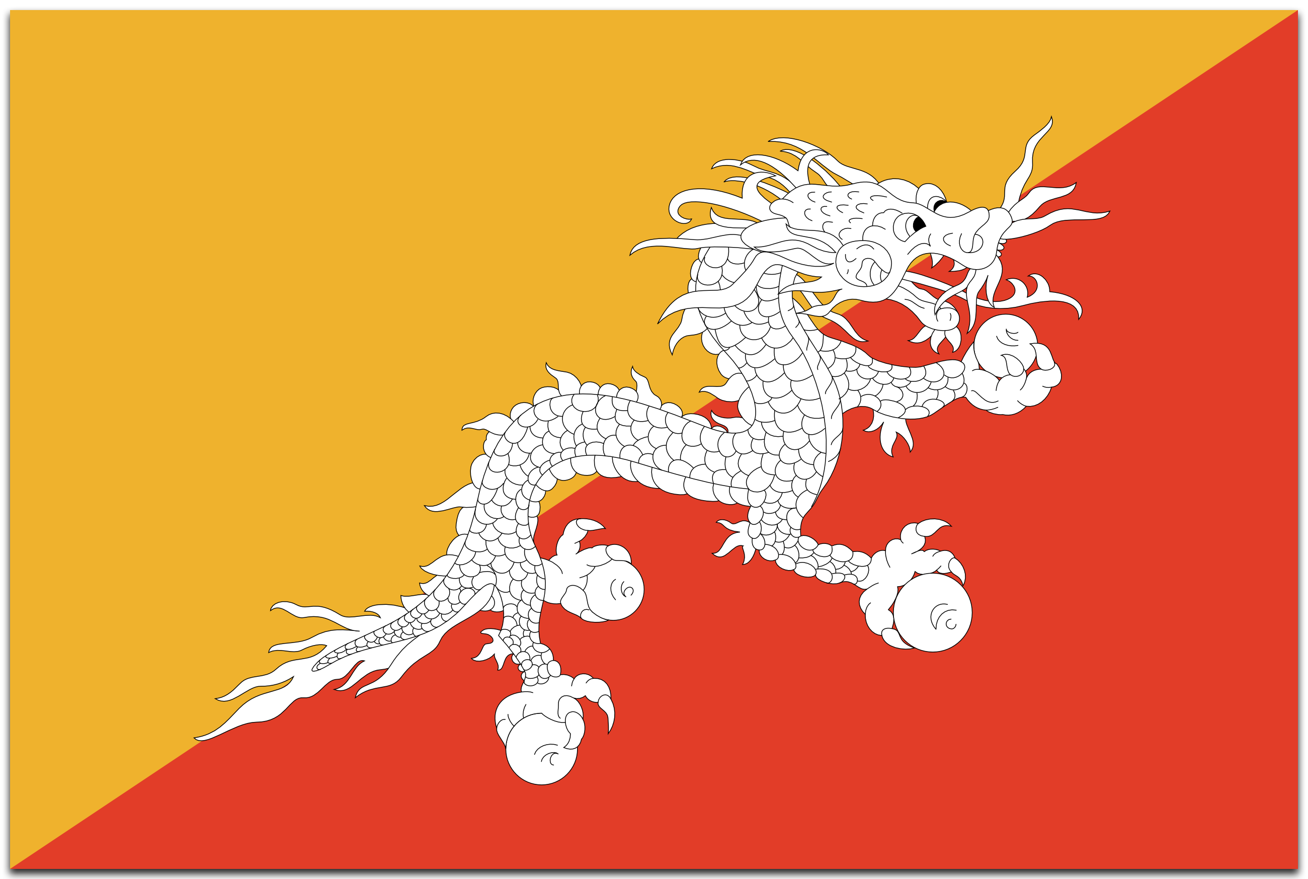 Bhutan flag