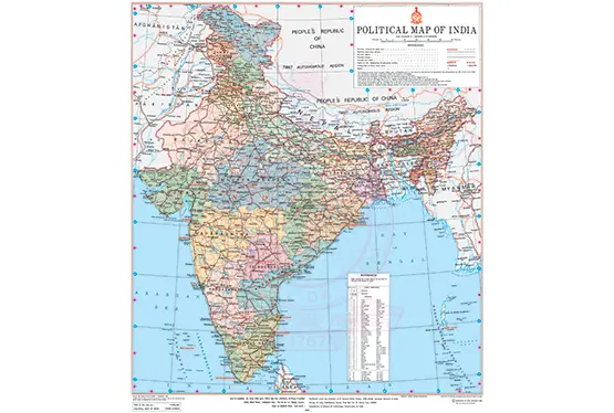 India political Map PDF