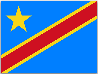 Democratic Republic of Congo Flag