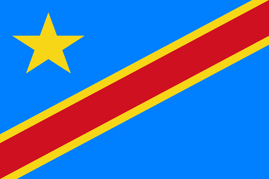 Flag of Congo DR